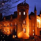 Schloss Moyland bei Nacht