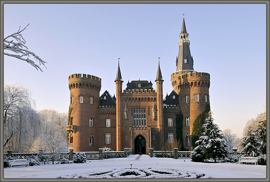 Schloss Moyland eisgekühlt