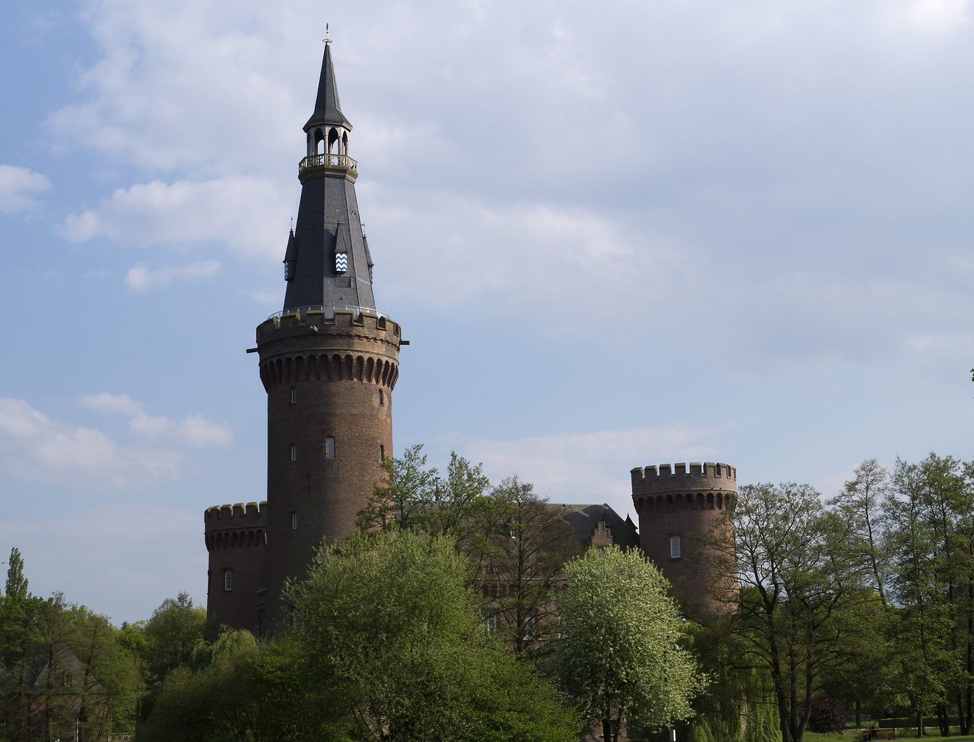 Schloss Moyland - Seitenansicht