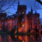 Schloß Moyland zur blauen Stunde ...