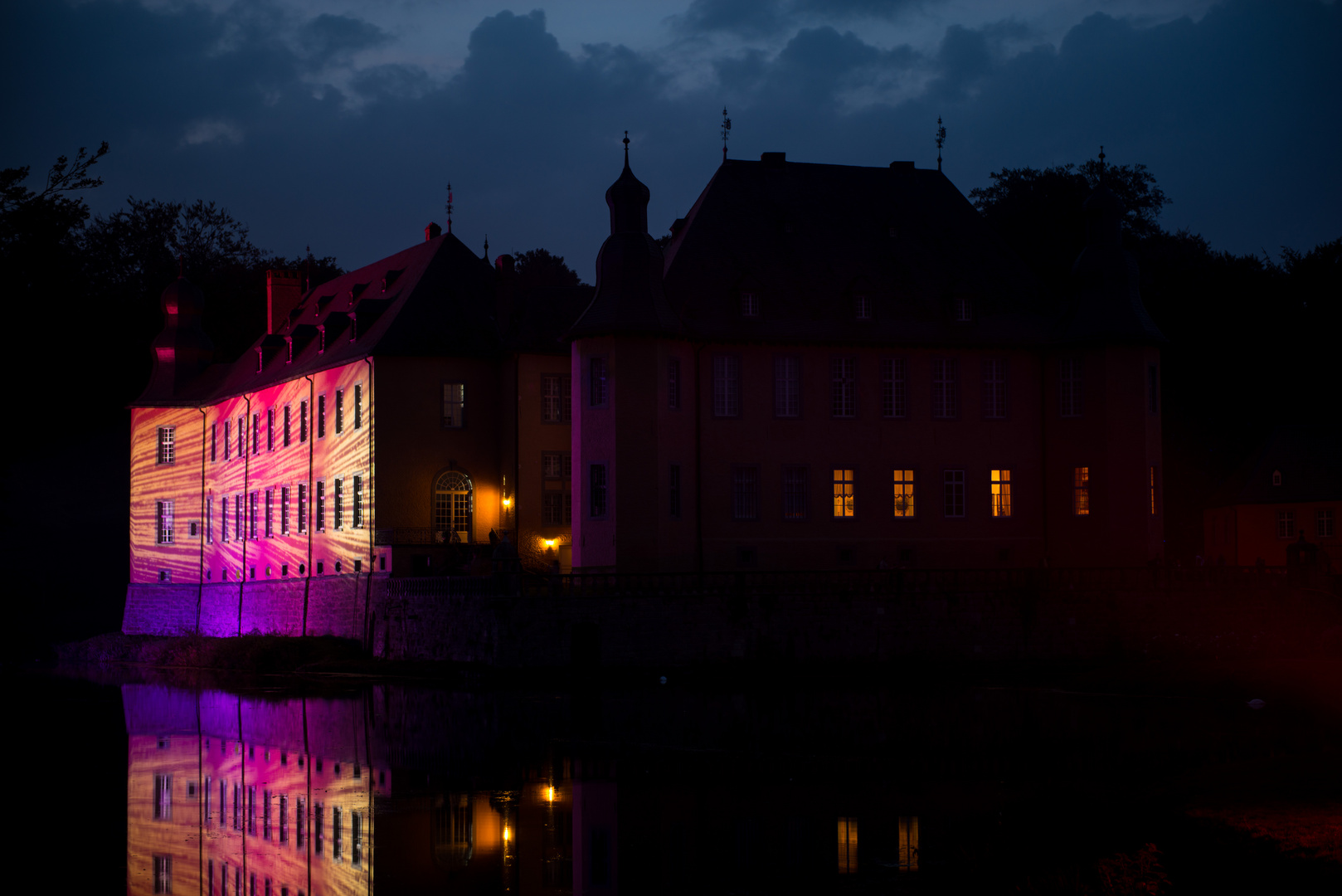 Schloss nach seiner Verwandlung