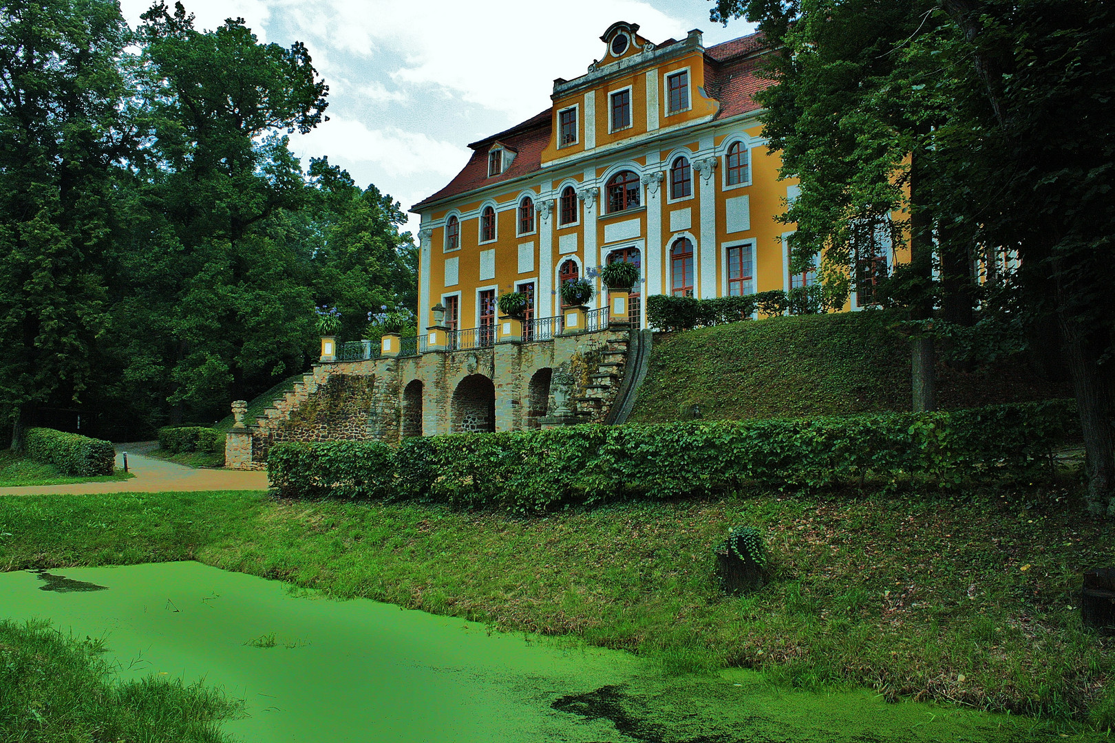 Schloß Neschwitz in der Oberlausitz s.u. Foto & Bild deutschland
