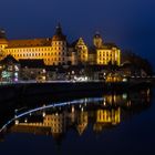 Schloss Neuburg an der Donau am Abend