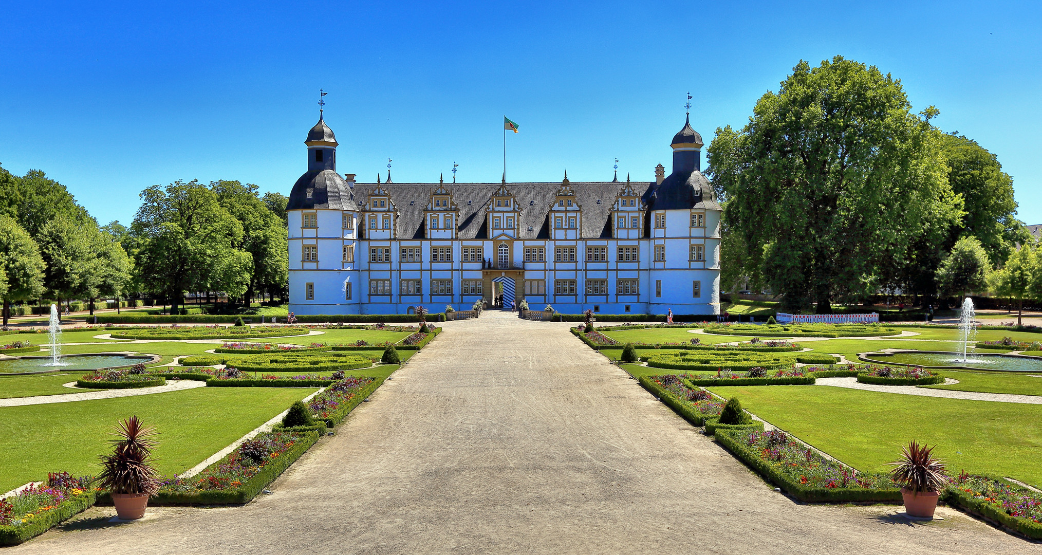Schloss Neuhaus Foto & Bild park, lippe, weg Bilder auf