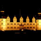 Schloss Neuhaus bei Nacht in Ostwestfalen