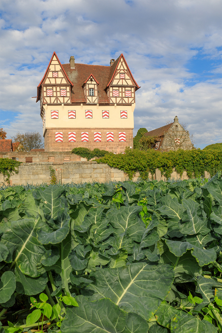 Schloss Neunhof bei Nürnberg im Knoblauchsland