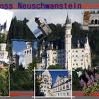 Schloss Neuschwanstein als Collage