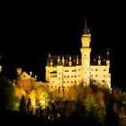 Schloss Neuschwanstein bei Nacht