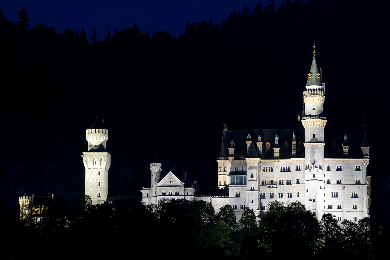 Schloss Neuschwanstein - beleuchtet