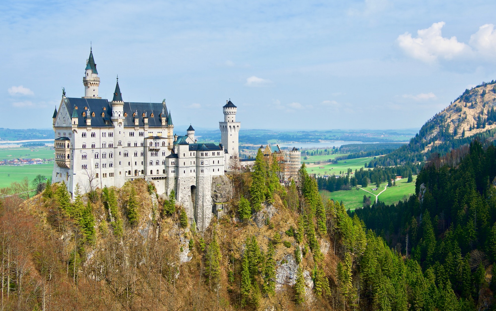 Schloss Neuschwanstein.