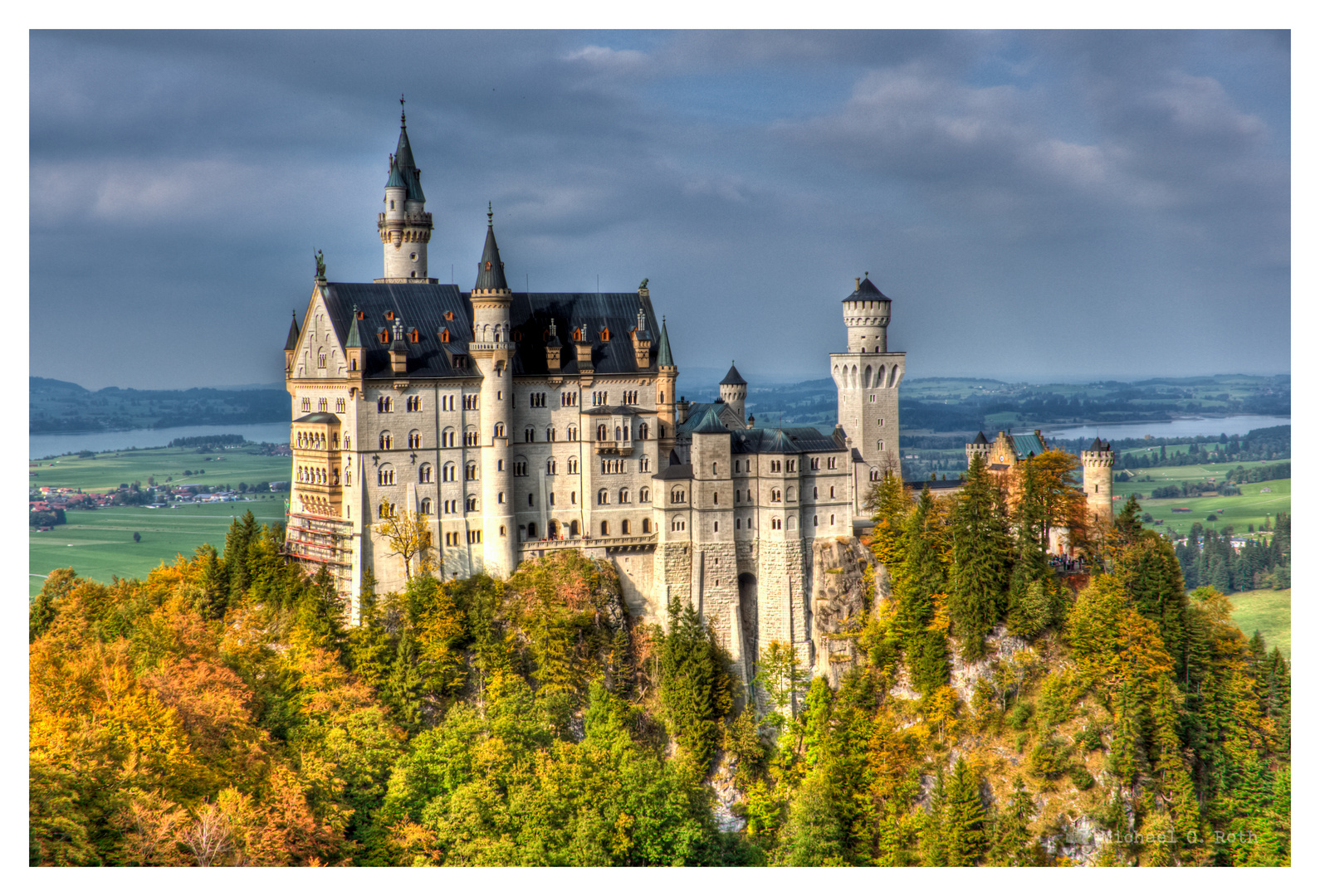 Schloß Neuschwanstein im Herbst