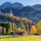 Schloss Neuschwanstein im Herbst