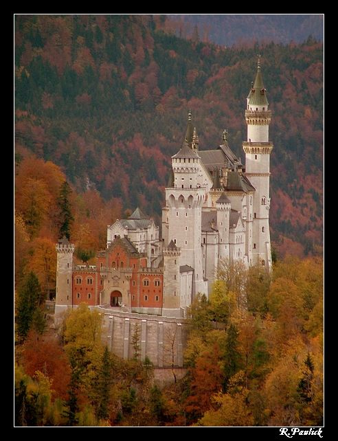 Schloß Neuschwanstein im Herbst