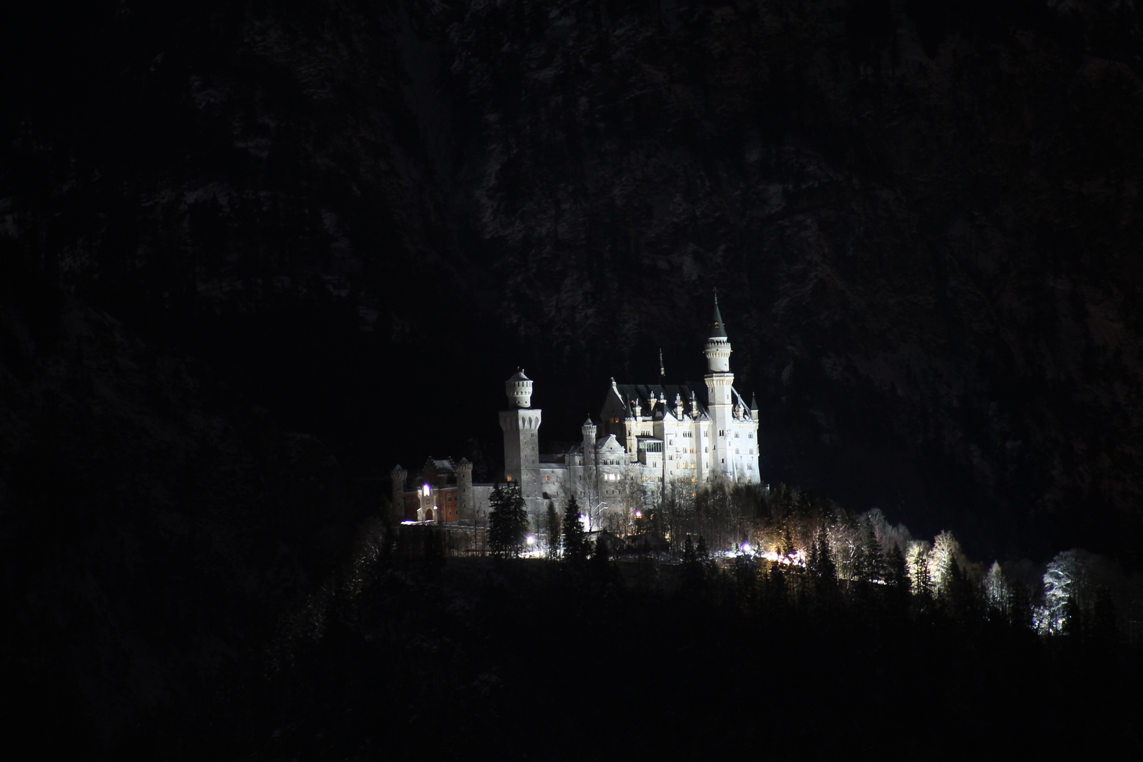 Schloss Neuschwanstein im Januar