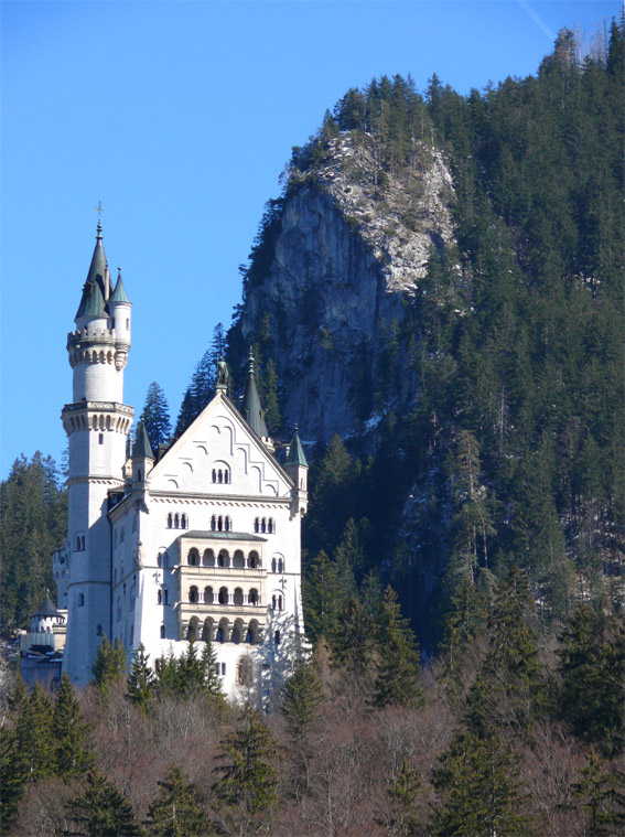 Schloss Neuschwanstein im März