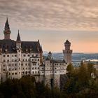 Schloss Neuschwanstein im Morgengrauen