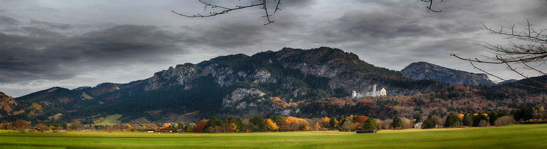 Schloss Neuschwanstein im Pano