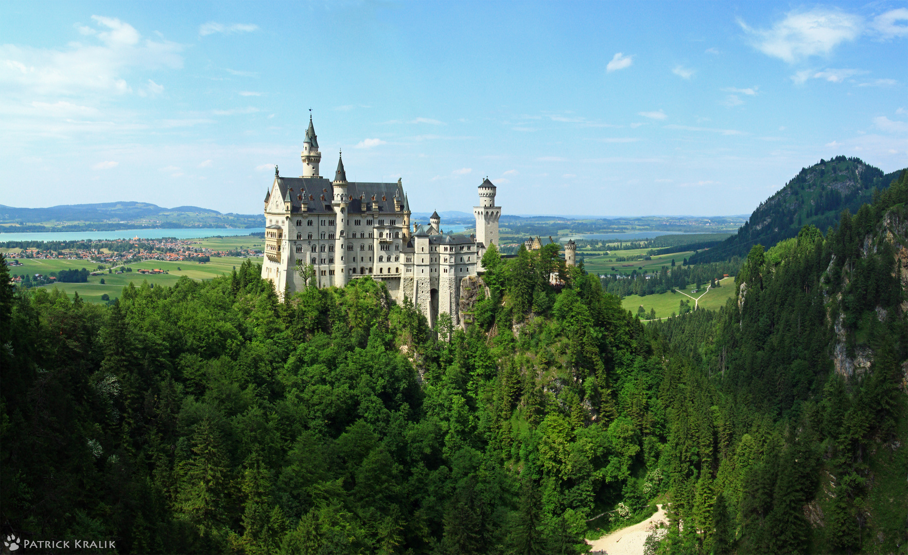 Schloss Neuschwanstein im Sommer