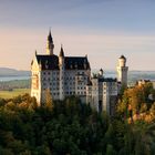 Schloss Neuschwanstein in der Abendsonne