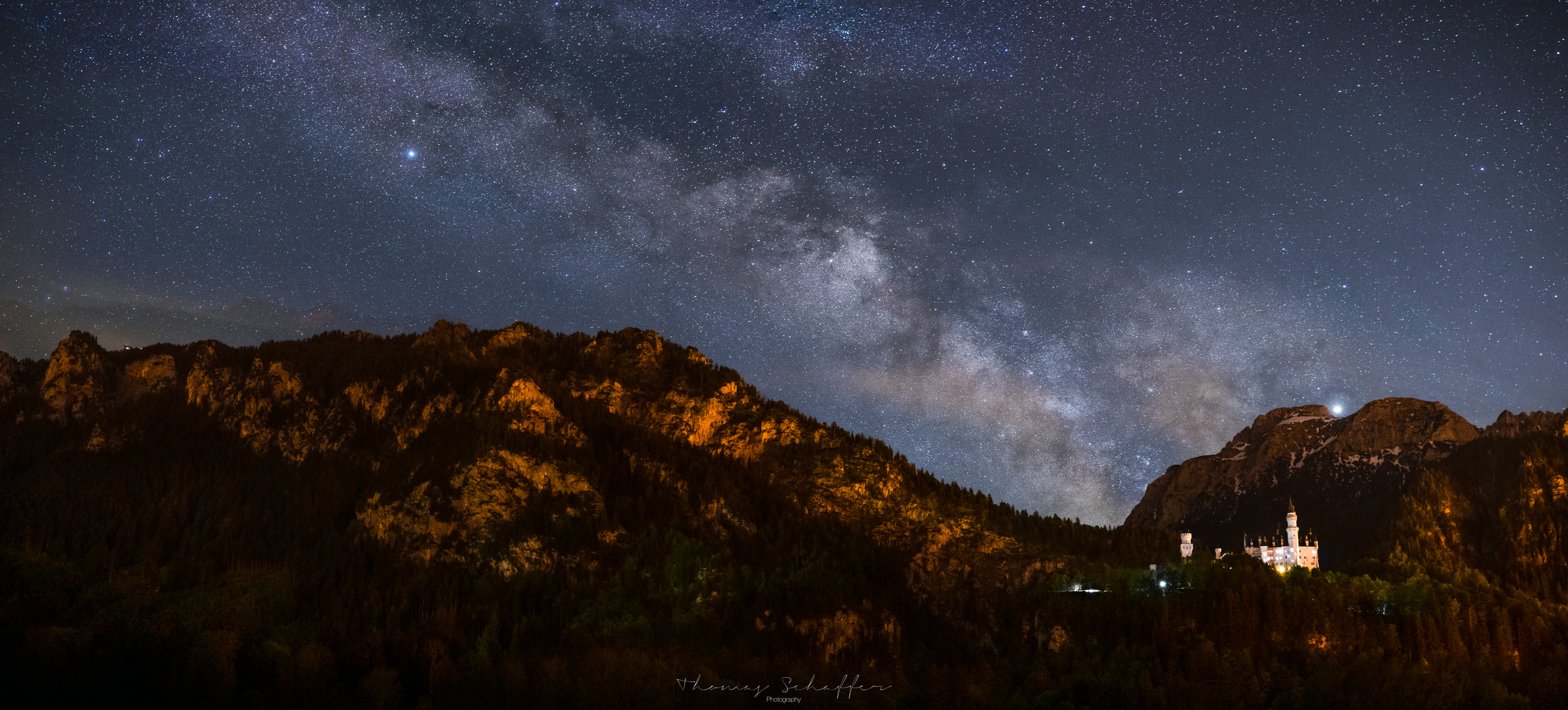 Schloss Neuschwanstein - Milky Way