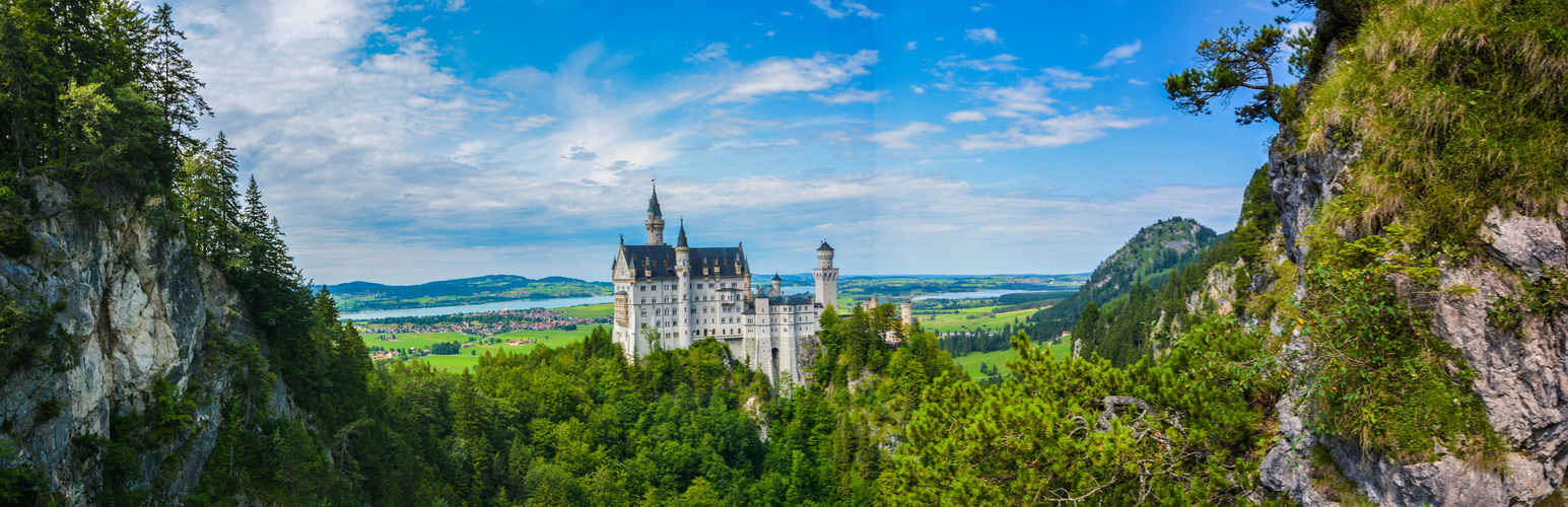 Schloss Neuschwanstein Panorama