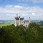 Schloß Neuschwanstein von der Marienbrücke