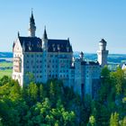 Schloß Neuschwanstein von der Marienbrücke aus