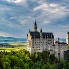 Schloss Neuschwanstein von der Marienbrücke, HDR