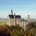 Schloss Neuschwanstein von oben