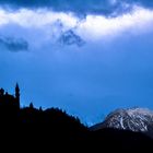 Schloss Neuschwanstein zur "blauen" Stunde...