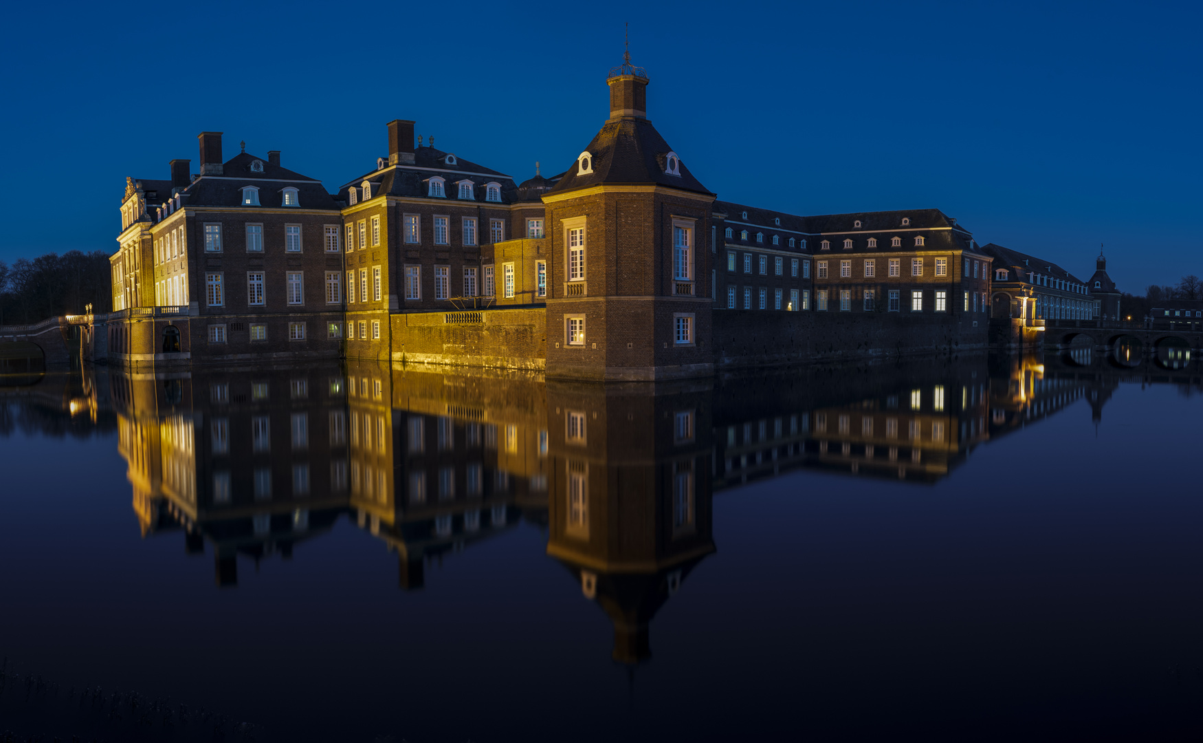 Schloß Nordkirchen Blaue Stunde März 2019