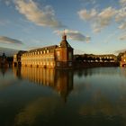 Schloss Nordkirchen im Abendlicht.