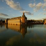 Schloss Nordkirchen im Abendlicht.