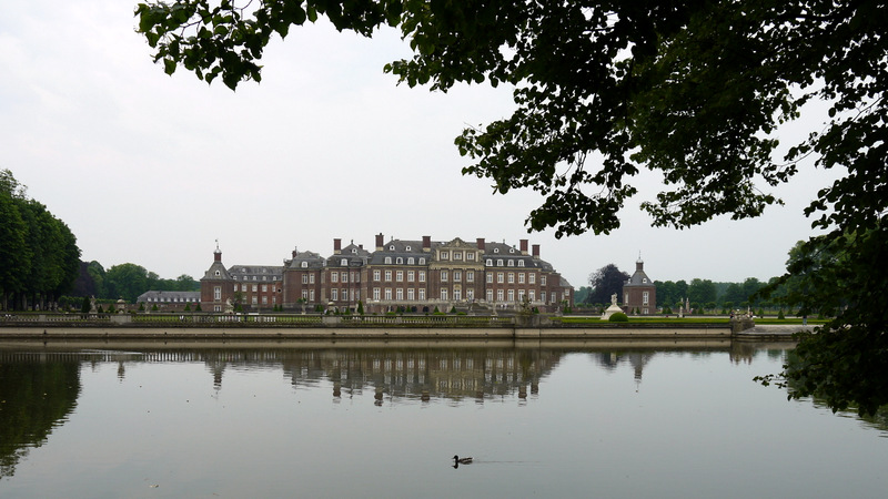 Schloss Nordkirchen in the overcast day.