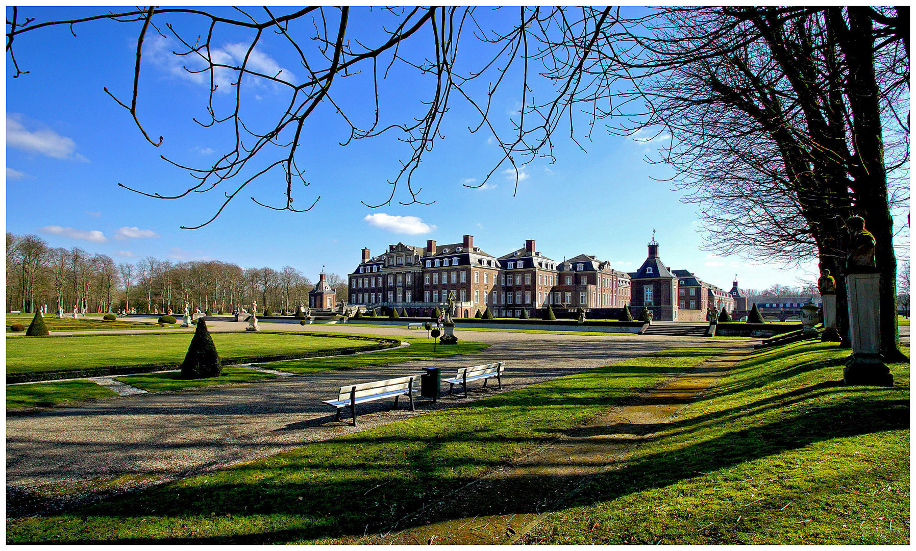 Schloss Nordkirchen mit der Venusinsel...