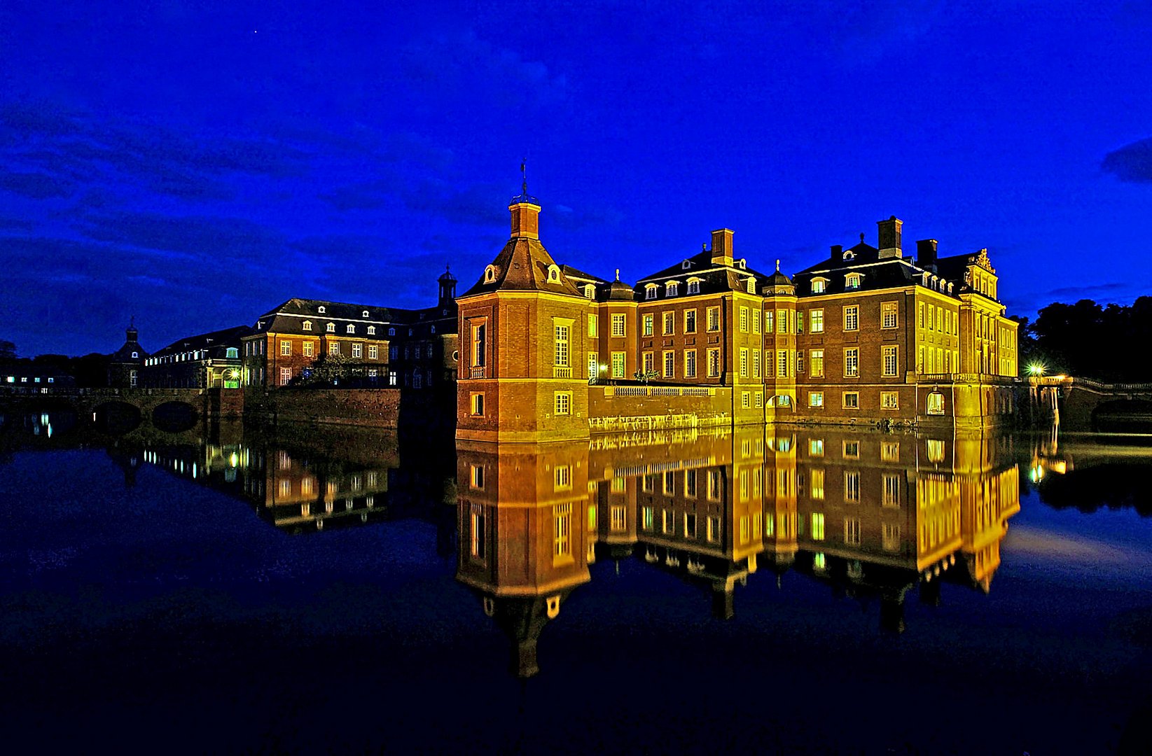 Schloß Nordkirchen zur Blauen Stunde.