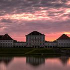 Schloss Nymphenburg bei Sonnenuntergang