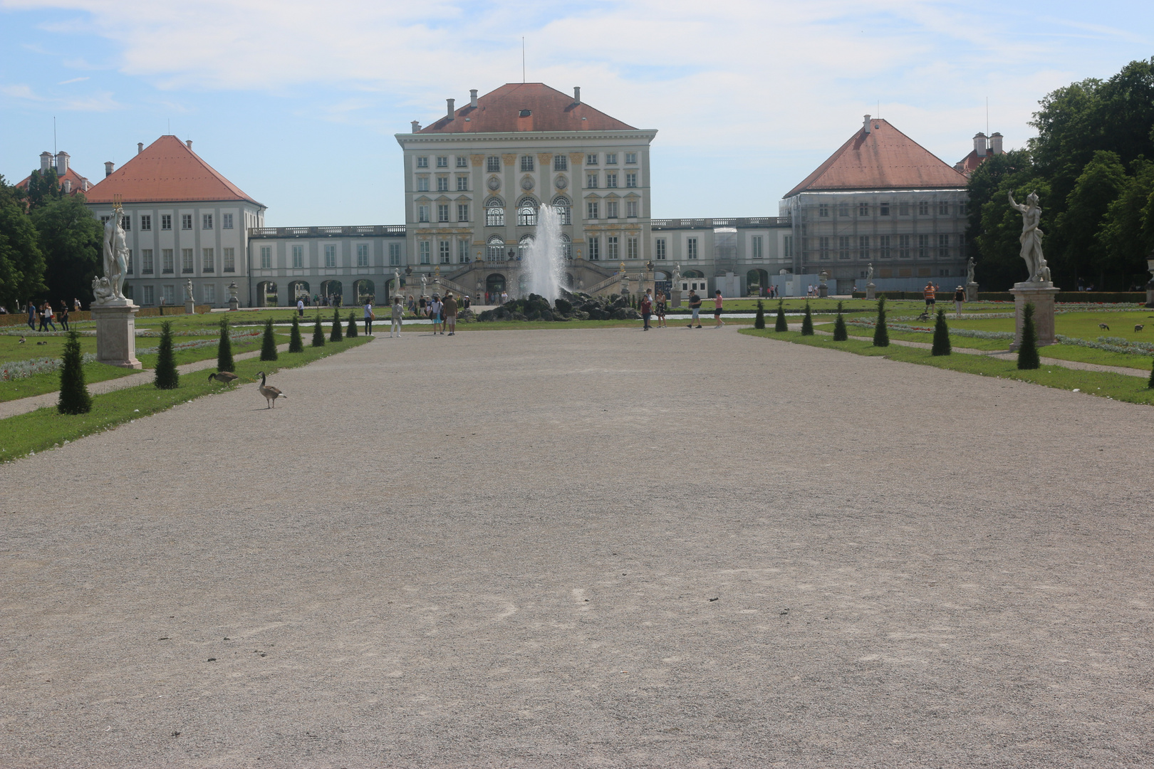 Schloss Nymphenburg  Gartenteil