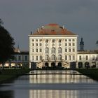 Schloß Nymphenburg im Abendlicht.