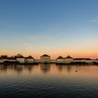 Schloss Nymphenburg im ersten Morgenlicht