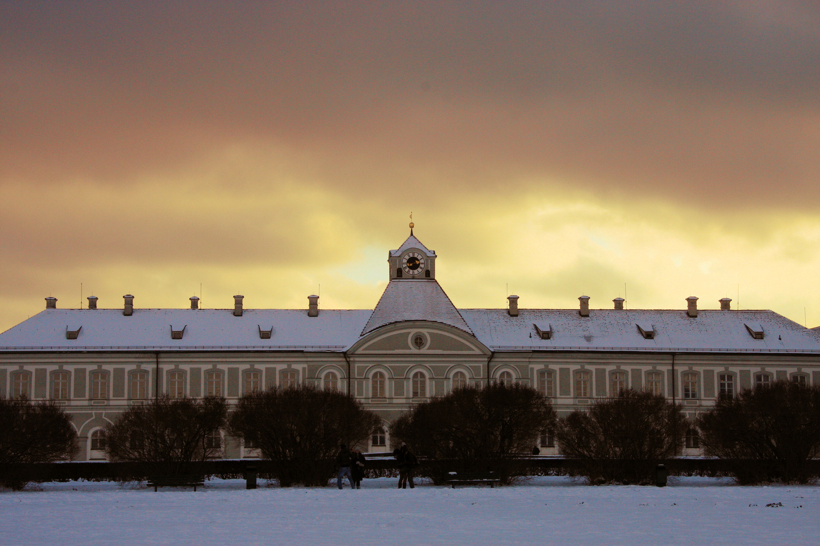 Schloß Nymphenburg in Winter