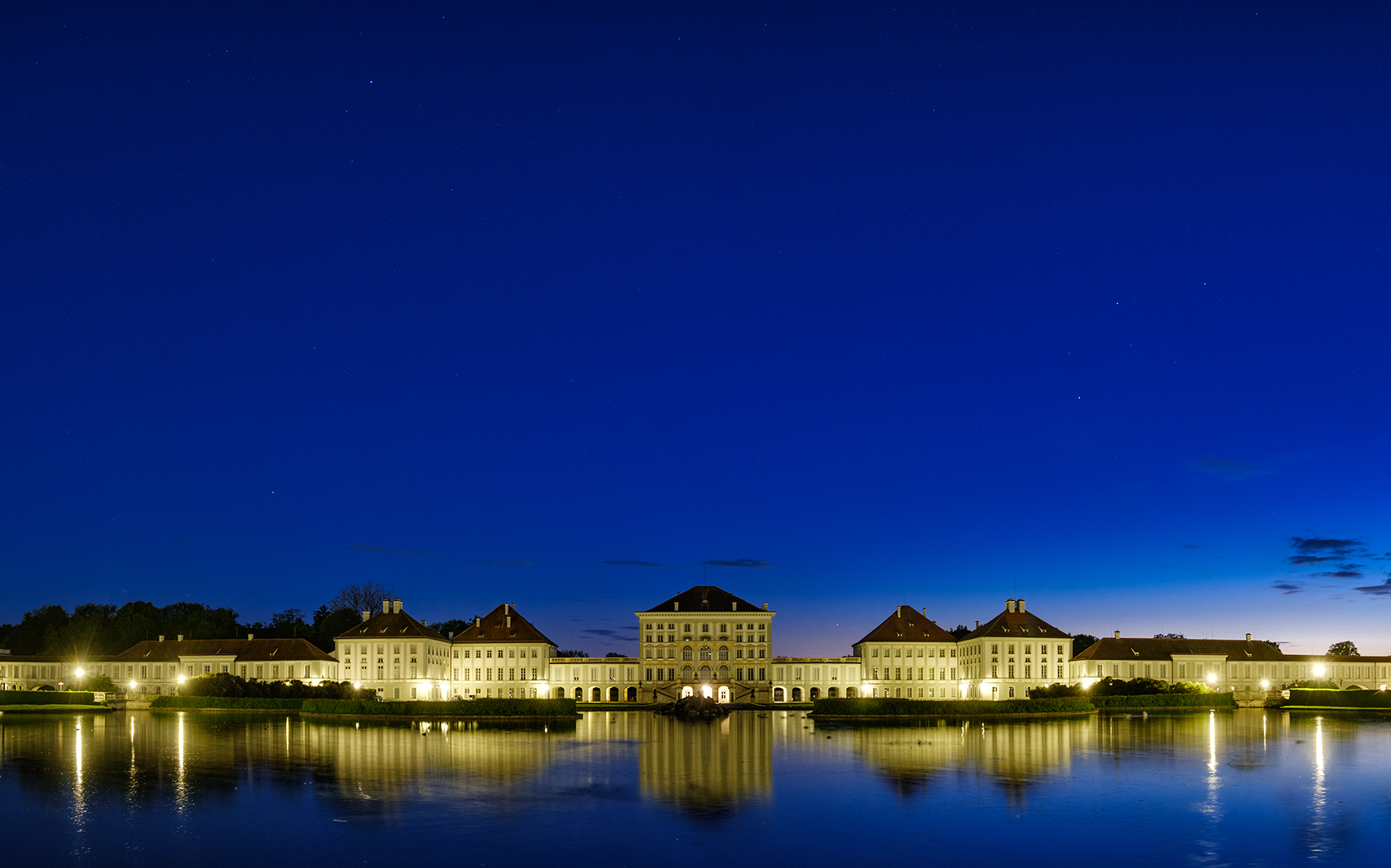 Schloss Nymphenburg unterm Sternenhimmel