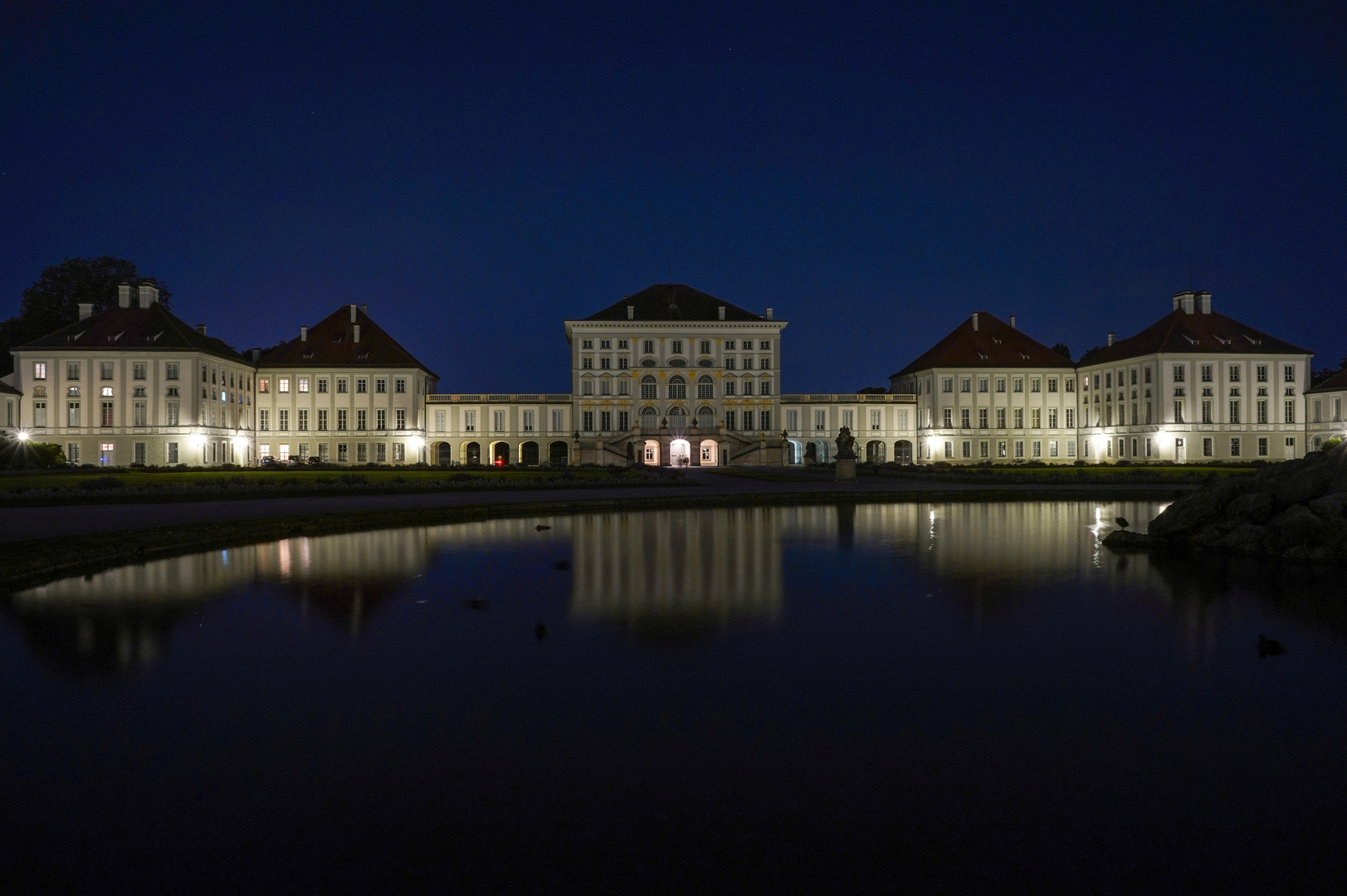 Schloss Nymphenburg__Nachtaufnahme__1