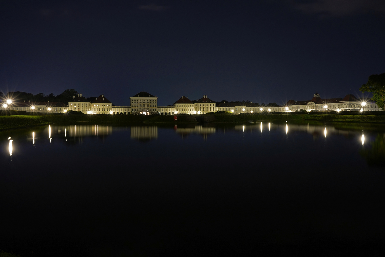 Schloss Nymphenburg__Nachtaufnahme__2