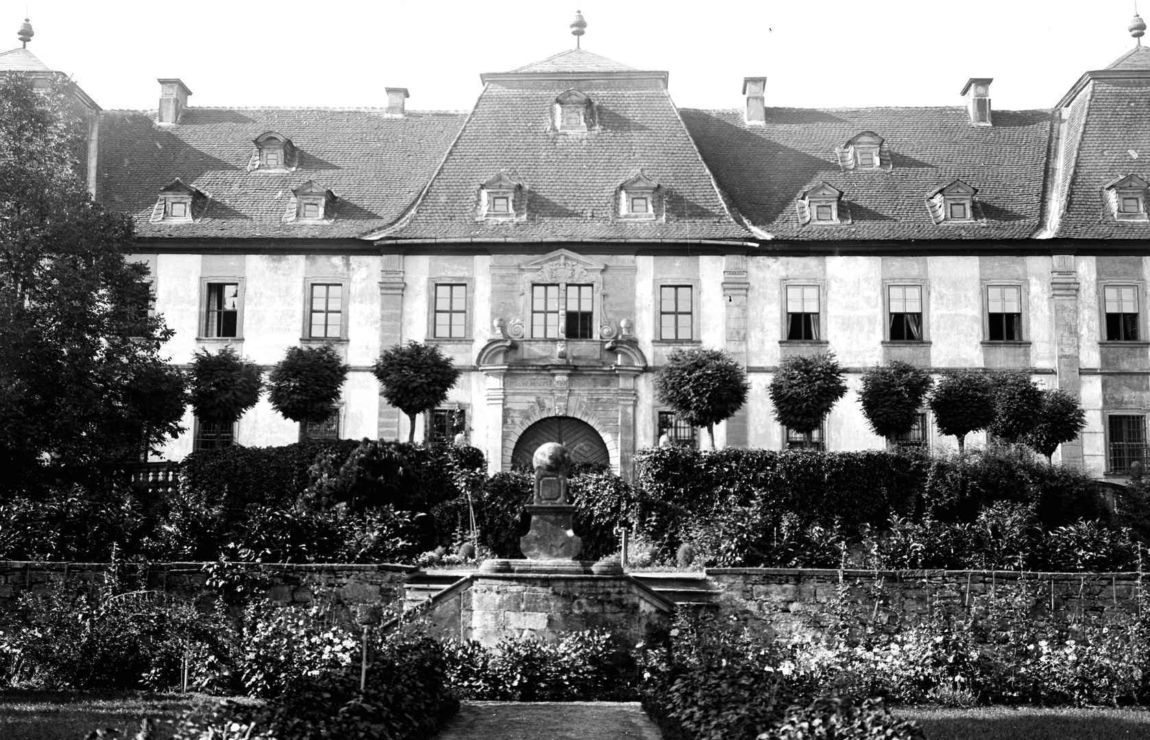 Schloss Oberschwappach bei Knetzgau um 1890