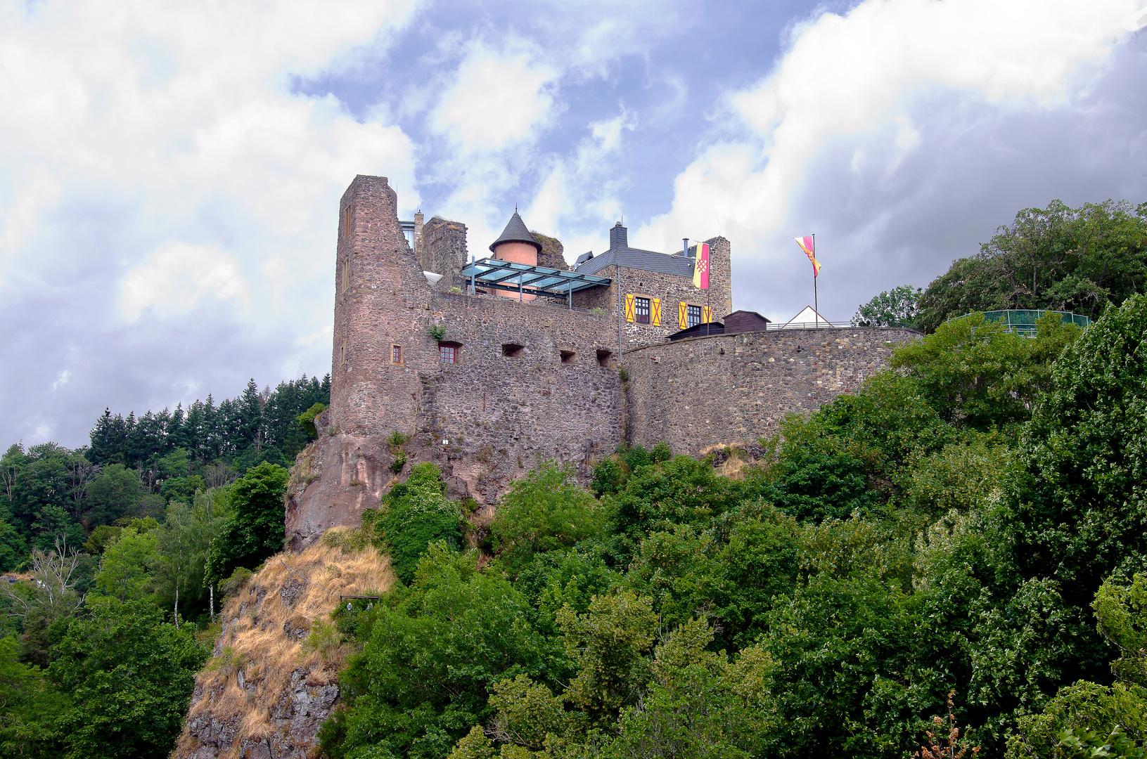 Schloss Oberstein, oberhalb von Idar-Oberstein