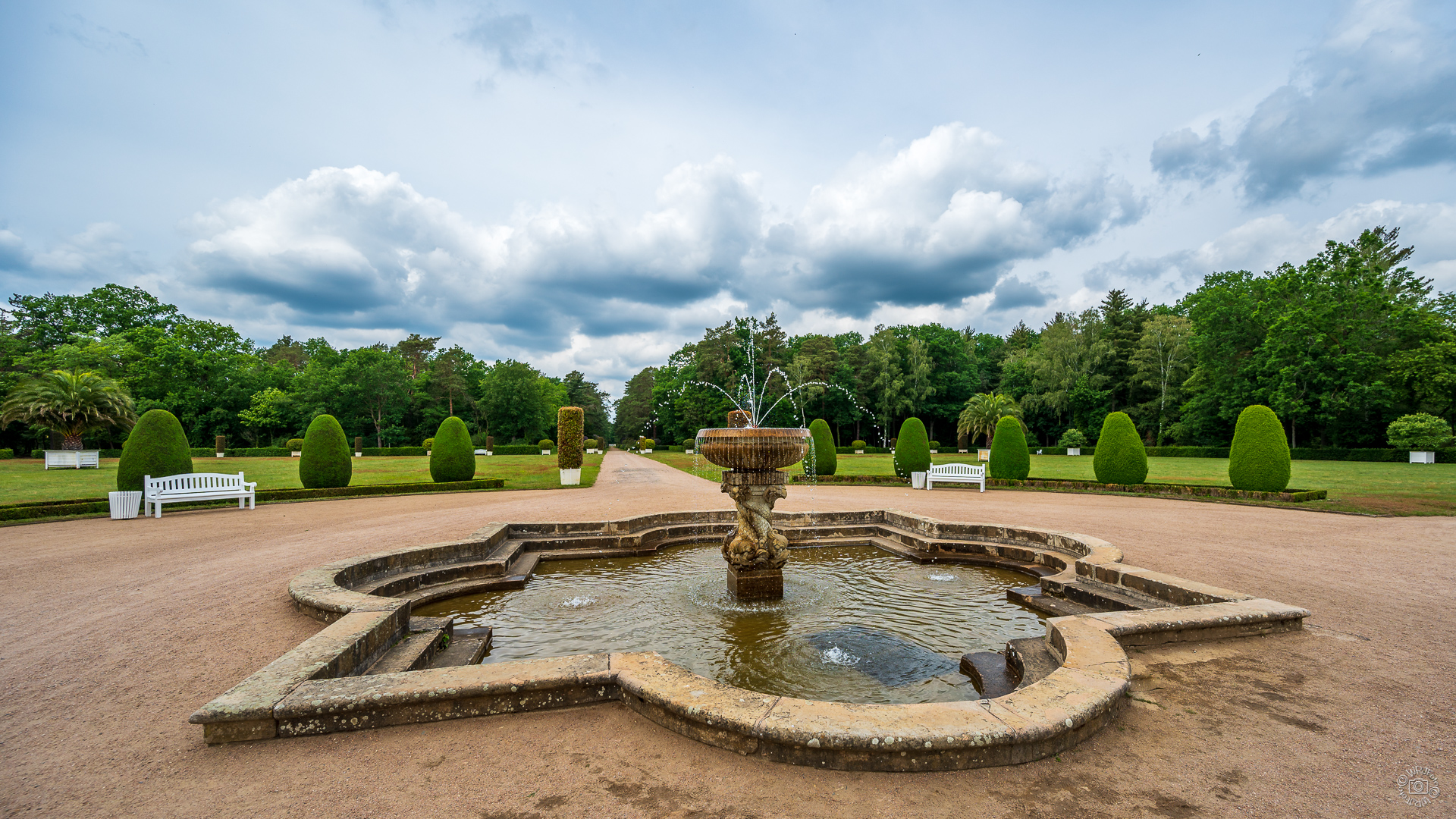 Schloss Oranienbaum - Brunnen