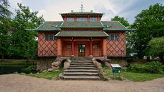 Schloss Oranienbaum - Teehaus im englisch-chinesischen Garten