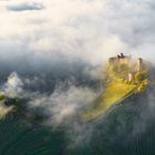 Schloss Ortenberg im Nebel