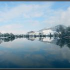 Schloss Ortenberg im Spiegel ( Winter - 2013 )